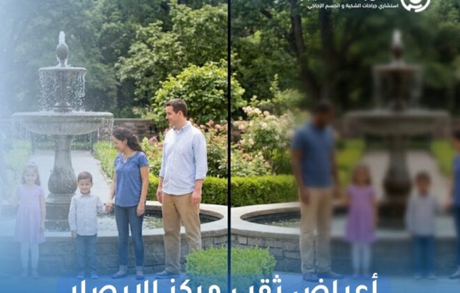 أعراض ثقب مركز الإبصار